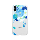 和の色彩 -wa_no_iroiro-の花かんざし03 Soft Clear Smartphone Case