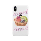 グラフィンのスウィーツパワー! Sweets Power9 フルーツタルト Soft Clear Smartphone Case