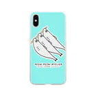 ぺちぺち工房 Pechi Pechi Atelierのししゃも すぺしゃるめすver. Soft Clear Smartphone Case