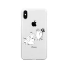 シーツのおばけのCandy King Soft Clear Smartphone Case