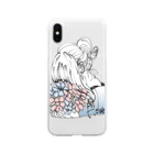 Anriの花 Soft Clear Smartphone Case