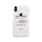猫と釣り人のイトヨリダイ_1 Soft Clear Smartphone Case