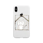 もふちゃんのもふちゃん Soft Clear Smartphone Case