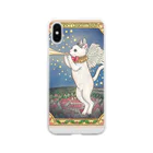 Ａｔｅｌｉｅｒ　Ｈｅｕｒｅｕｘの　ねこ天使 in Xmas Soft Clear Smartphone Case