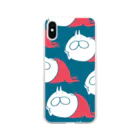 くらきち ONLINE SHOPのねこタイツの日常 トマト Soft Clear Smartphone Case