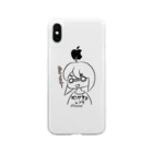 ぎあひどうのめがねっこ　メガネレンチ女子 Soft Clear Smartphone Case