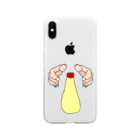 違和感マヨネーズのマヨ・ホカク Soft Clear Smartphone Case