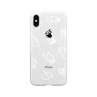 てらおかなつみのねこのスマホケース Soft Clear Smartphone Case