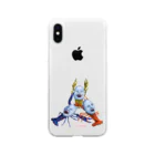 Runartworksの愉快な三人娘 Soft Clear Smartphone Case