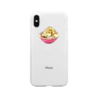 ramenjiroのラーメン二郎 Soft Clear Smartphone Case