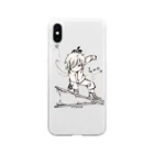 エンピツの星のアクセな12星座　獅子座 Soft Clear Smartphone Case