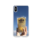 __anoano__の青空と酒 Soft Clear Smartphone Case