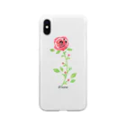 Tsukasa_toro_の薔薇 Soft Clear Smartphone Case