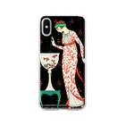 たまランドのブロケードシルク製の部屋着  Robe d'Interieur en Soie Brochee(1913) Soft Clear Smartphone Case