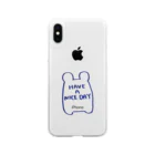 Torokuma.cのhave a nice day くまさん Soft Clear Smartphone Case