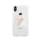 nana25373のチューリップ Soft Clear Smartphone Case