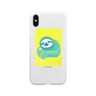 七味田飾品街のナマケモノ3(アクリル画) Soft Clear Smartphone Case