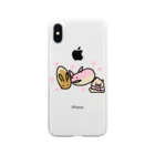 ダイナマイト87ねこ大商会のホワイトデー Soft Clear Smartphone Case