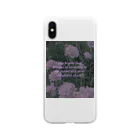 Stella-starのThe flower that blooms in adversity is the rarest and most beautiful of all.    Soft Clear Smartphone Case