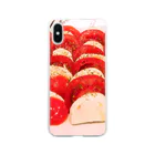 ぶたのひづめcafeのぶたのひづめカフェ Soft Clear Smartphone Case