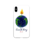 ikuiro 育色工房のEarth Day 地球の日 Soft Clear Smartphone Case