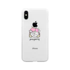 ディードット製作所 / 支店のシーマニア 桃 Soft Clear Smartphone Case