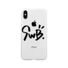 Swimming BearsのSwimming Bears 　SWB . Soft Clear Smartphone Case