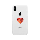 I&I Designのハートシリーズ　max heart Soft Clear Smartphone Case