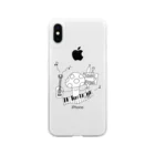 下町ねこの鈴太郎の店のハイピッチwithきのこになりたい Soft Clear Smartphone Case