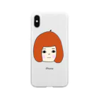 Margot.の無表情女子 Soft Clear Smartphone Case