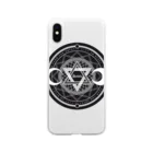 𝕯𝖆𝖓𝖎𝖊𝖑𝖆 ✡︎ 紅のDANIELA魔法陣ロゴ Soft Clear Smartphone Case