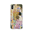 Art Baseのグスタフ・クリムト / 1916 / Death and life / Gustav Klimt  Soft Clear Smartphone Case