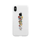 HANDSOMEの宝石の花 Soft Clear Smartphone Case