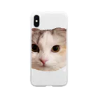 める＆ほくとの猫＊める Soft Clear Smartphone Case
