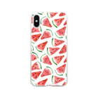 Rena DesignのFresh Watermelon Pattern ソフトクリアスマホケース