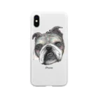 パグのお店＠nishibiworks&PUGSのブルちゃん Soft Clear Smartphone Case