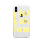 あいなむゆー！【 I NAMU You! 】のあいなむゆー！（ライトイエロー） Soft Clear Smartphone Case