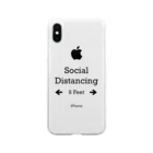 frankc8のSocial Distancing 6 Feet Soft Clear Smartphone Case