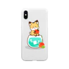 Haruna shopのきつね♡カクテルver Soft Clear Smartphone Case