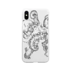 chiyokomeyaの octopusmono Soft Clear Smartphone Case