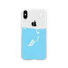 水元さきのの水面下 Soft Clear Smartphone Case