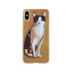 mikitoartのねこ Soft Clear Smartphone Case