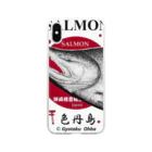 G-HERRINGの鮭！（色丹島；SALMON）あらゆる生命たちへ感謝をささげます。 Soft Clear Smartphone Case