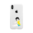 HITOTSU(ヒトツ)の長座体前屈 Soft Clear Smartphone Case