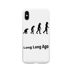 oiのLong Long Ago “White” Soft Clear Smartphone Case