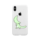 segasworksのてくてくディプロカウルス Soft Clear Smartphone Case