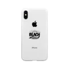 YUM the beachのThe beach Soft Clear Smartphone Case