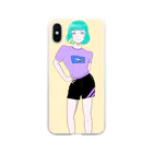 みどりみどろのみどろちゃんB Soft Clear Smartphone Case