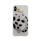 R i n のお店の王さまぶちねこ Soft Clear Smartphone Case