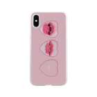 烏帽子 眇眼のmeow! Soft Clear Smartphone Case